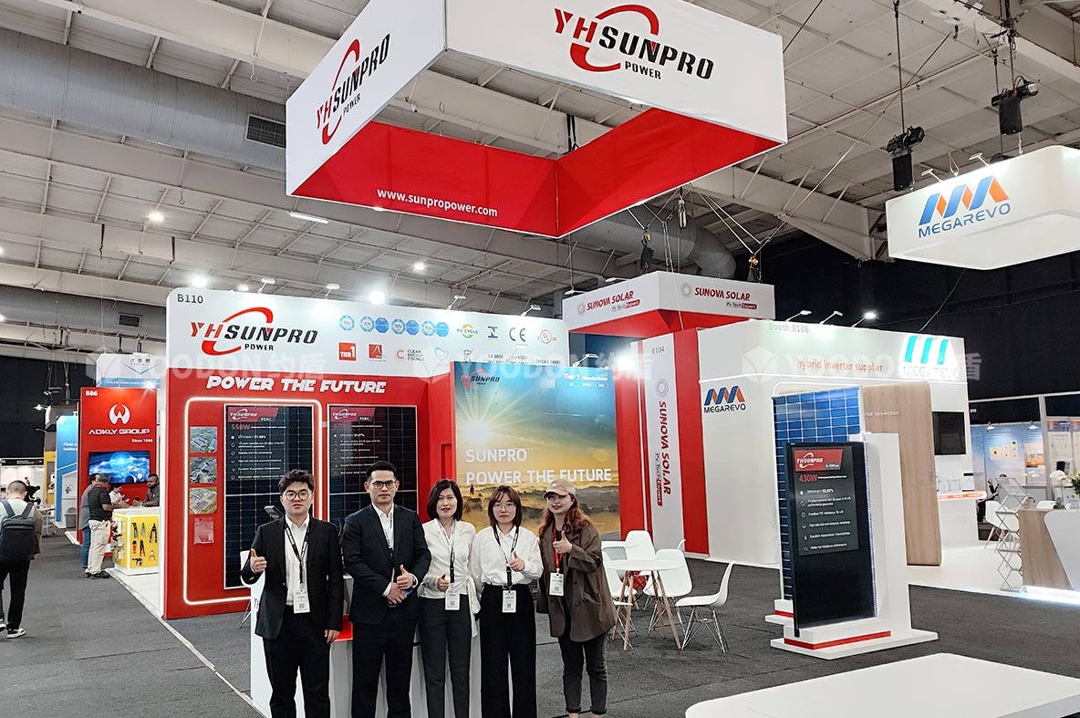 光伏儲(chǔ)能展搭建